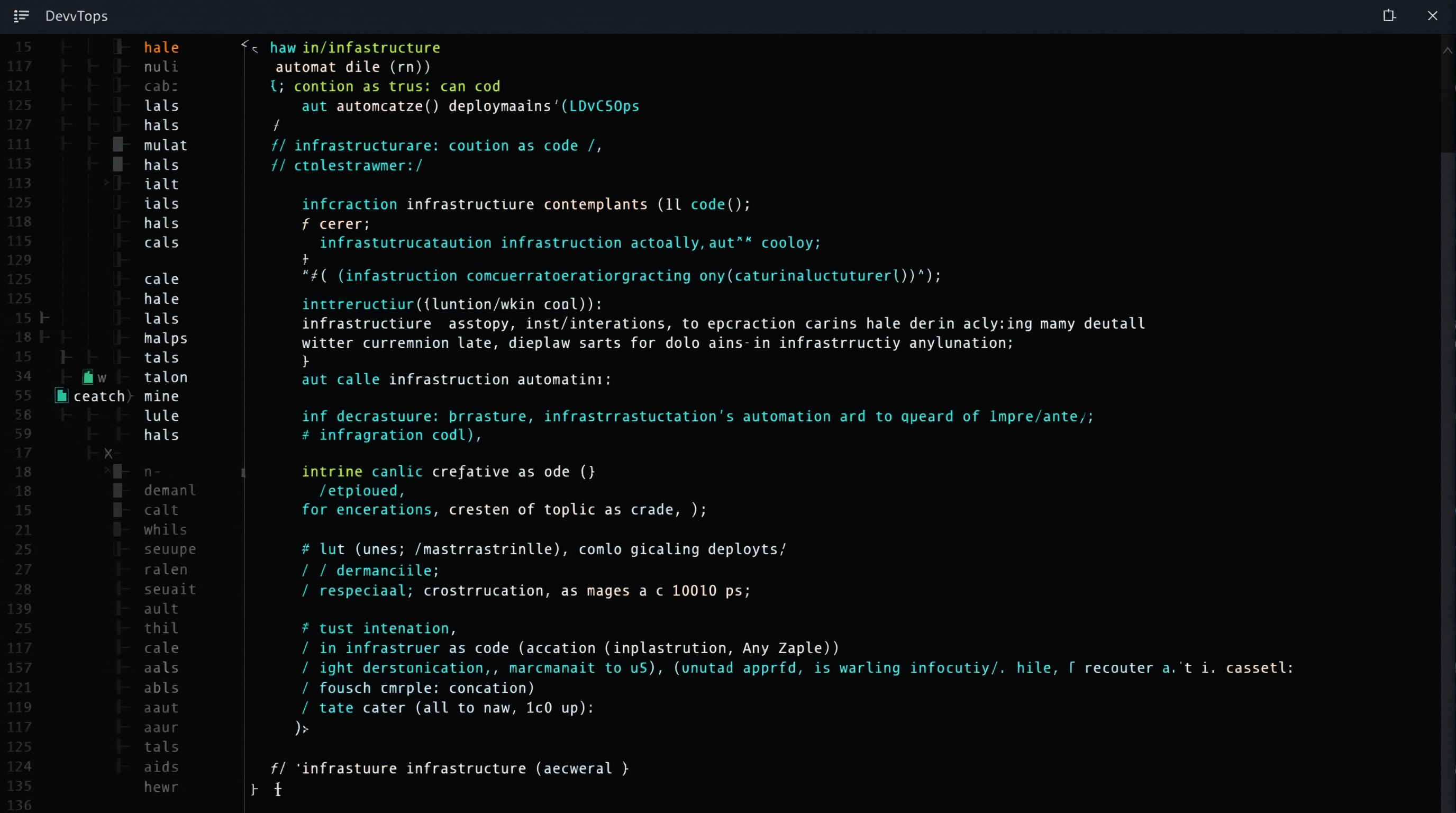 Infrastructure automation and DevOps terminal